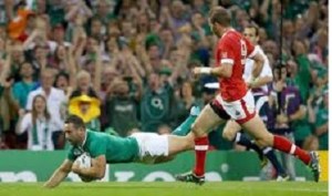 David Kearney's debut World Cup try capped an impressive, if expected, opening round victory over Canada.