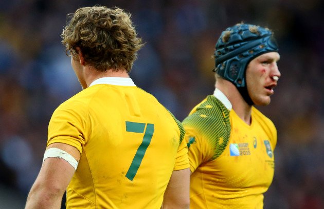 Michael Hooper and David Pocock 25/10/2015